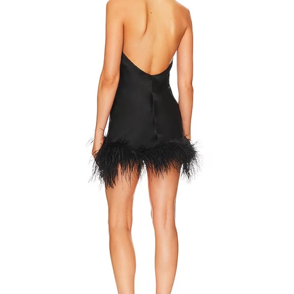 Amanda Uprichard Lunaria Dress in Black - Picture 5 of 7